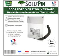ÉCOPIÈGE® - Descente supplémentaire - Sac + Tube - Version Vissage Solupin - Chenilles Processionnaires du Pin