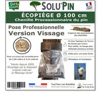 ÉCOPIÈGE VERSION VISSAGE Ø 100 CM SOLUPIN, COLLIER PIÈGE CHENILLE PROCESSIONNAIRE DU PIN ET DU CÈDRE.