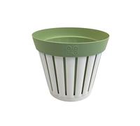 Ecoplast Pot de Fleurs Kreta en Plastique recyclé, Cache-Pot pour Plantes, Lavande, 9 l