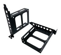 ECOPMAX Lot de 2 supports de montage PCI SSD, support de disque dur SATA SSD de 6,3 cm, support adaptateur universel PCIe pour installation de stockage interne de PC de bureau