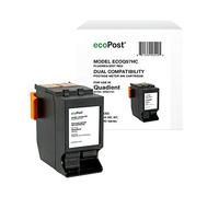 ecoPost Cartouche de Rechange pour Compteur Postal Quadient IXINK357 - Rouge