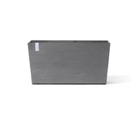 ECOPOTS Jardinière sur Roues Paris 100 Gris - 100 x 40 x H. 50 cm - 137 L