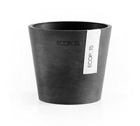 Ecopots Pot de fleurs Amsterdam 10,5 cm x 9,2 cm (L x H) - Pour intérieur et extérieur