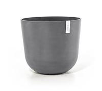 ECOPOTS Pot Rond Oslo 55 Gris + réservoir d'eau - Ø 55 x H. 47,9 cm - 85,6 L