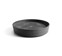 Ecopots Soucoupe à roulettes pour pot de fleurs Amsterdam - Gris foncé - Diamètre intérieur : 47 cm - Diamètre extérieur : 51 cm - Rond - Grande soucoupe avec roulettes - Pour pot de plantes, pour