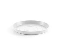 ECOPOTS Soucoupe Round 40 Blanc Pur - Ø 36,5 x H. 3,5 cm