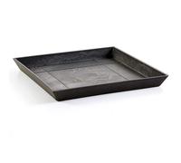 Ecopots Sous-Vase Carré Rotterdam Gris Foncé 28CM