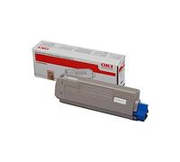 ECOPRO - Toner original pour imprimantes OKI C824 C834 C844 - Cyan - de 5 000 pages A4 - Cod 47095703