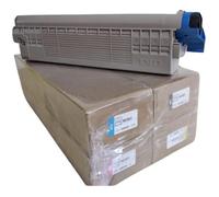 ECOPRO - Toner régénéré pour les imprimantes OKI MC873 MC 873 MC883 dn dnc dnx - Quadrichromie - 10 000 pages A4 - COD 45862818Q