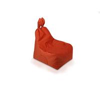 Ecopuf Bunny L | Pouf Fauteuil Sac pour Enfants - Pouf à Sac Design Original Lapin - Fauteuil Sac en Microfibre Douce entièrement déhoussable - Pouf Fauteuil avec Pochette de Rangement