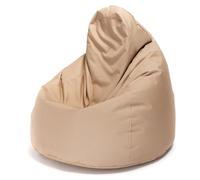 Ecopuf Fuzzy | Pouf pour l'intérieur et l'extérieur 80x110 cm | Pouf Fauteuil pour Enfants et Adultes | Coussin ou Gaming | Livrés avec Rembourrage