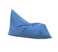 Ecopuf Lazy M Pouf Triangulaire - Bean Bag Polyvalent avec Remplissage en Perles EPS en Polyester Robuste pour l'intérieur et l'extérieur - Hauteur 100 cm, Longueur 150 cm