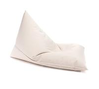 Ecopuf Lazy Pouf en Tissu Polyester Anti-déchirures, imperméable, pour intérieur et extérieur, 80 x 130 cm, rembourré avec polystyrène