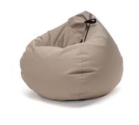 Ecopuf Oscar Outdoor - Pouf Poire, Sako, Fauteuil Coussin Moelleux avec Rembourrage -pour Enfants et Adultes - pour La Maison et à L'Extérieur - Polyester Durable, avec Poignée - 90x110cm - M7