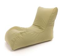 Ecopuf - Pouf Extérieur Naomi - Siège Confortable pour Jardin, Terrasse, Piscine - Design Moderne - Résistant et Léger - Idéal pour Intérieur et Extérieur - Couleur Beige M13