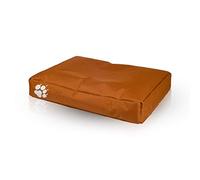 Ecopuf Pouf lit pour chien ou chat, coussin de matelas S rectangulaire rembourré en tissu polyester pour extérieur et intérieur 80 x 60 cm