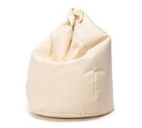 Ecopuf Pouf Poire Mini Sako Polyester - 80 x 50 cm - Crémeux