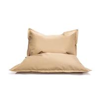 Ecopuf - Sako Pouf Coussin pour Enfants - Pouf pour Chambre d'enfants - Sac en Tissu Robuste - Fauteuil de détente - Ameublement - Fauteuil M - 170x135 - Beige Nc17