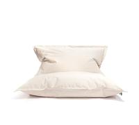 Ecopuf - Sako Pouf Coussin pour Enfants - Pouf pour Chambre d'enfants - Sac en Tissu Robuste - Fauteuil de détente - Ameublement - Fauteuil M - 170x135 - Crème Nc18