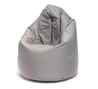 Ecopuf - Sako Pouf Fauteuil - Pouf pour Chambre d'enfants - Sac en Tissu Robuste - Fauteuil de détente - Ameublement - Fauteuil L - 70x110cm - Perle Nc13