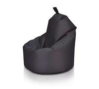 Ecopuf Yoko | Pouf à siège haut | Pouf fauteuil avec poignée | Puff Fauteuil sac en polyester imperméable pour l'extérieur | Fauteuil à sac relax 70 x 75 cm