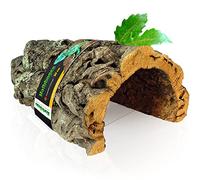 Écorce de liège: Grotte en liège (Demi-voûte) Ouverte en Bas, 30 cm, Hauteur intérieure env. 9 cm - Nettoyé et désinfecté