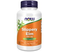 Écorce D'Ulme Glissant 400 Mg 100 Caps Par Now Foods