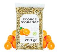 Écorces de Orange 200gr - Séchées et Coupées pour Infusion ou Cuisine - Qualité Alimentaire - Thé en Vrac