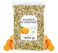 Écorces de Orange 800gr - Séchées et Coupées pour Infusion ou Cuisine - Qualité Alimentaire - Thé en Vrac