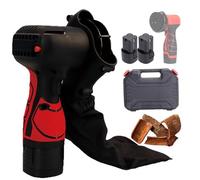 Écorceuse sans fil pour arbres fruitiers avec moteur en cuivre de 28 000 tr/min - Coupe-boucle lithium-ion 21 V et sac à poussière pour l'entretien du jardin et du verger