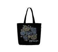 Ecoright Sac fourre-tout en toile esthétique pour femme - Grand sac zippé avec poche intérieure pour l'école, le shopping, le travail, la plage, cadeau, mer vitamine, taille L, Vitamine mer, L,