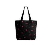 Ecoright Shoulder Bag, Canvas Shopper Bag, Casual Handbag, Large Shoulder Bag with Inner Pocket for School, Work Bag, Women's Bag, Sparrow Natural & Black, Utility(Pack of 10)