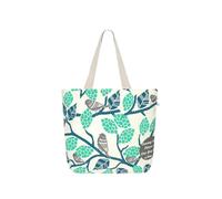 EcoRight Umhängetasche Canvas Shopper Tasche Lässig Handtasche Groß Schultertasche mit Innentasche für Schule arbeitstasche damen tasche