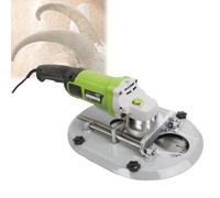 Écorneur électrique de cornes de bétail et de mouton, machine de découpe de cornes portative, équipée d'une lame en acier rapide à 80 dents et d'un outil à tête en alliage(Green)