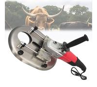 Écorneur électrique for bovins et moutons, écorneurs for gros bétail, scie à corne for vaches adultes, coupe-corne électrique indolore, portable for équipement agricole et outils(Yellow)