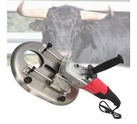 Écorneur électrique for bovins et moutons, outil d'écornage 1700 W, grand bétail, machine de découpe de corne de vache adulte, équipement agricole, outils d'élevage Livestocsk(Red)