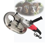 Écorneur électrique for bovins et moutons, portable, 1700 W for chèvres, écornage sans sang à grande échelle for adultes, cornes de taureau, for moutons, outil d'équipement d'élevage(Red)