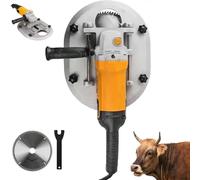 Écorneur électrique portable pour bovins, machine de coupe de cornes haute vitesse de 1700 W, avec lame de scie en acier rapide de 85 mm, pour vaches, taureaux, moutons, usage agricole