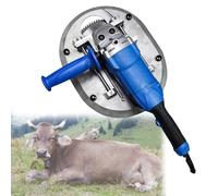 Écorneuse électrique for bovins, exfoliant portable 1900 W, écorneuse électrique sans effusion de sang for bovins adultes, brise-cornes de gros taureaux, vitesse 8500 tr/min, machine de coupe(Blue)