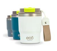 ECOROOTS Evergreen - Gobelet Isotherme 360 ml - Thermo Café avec Couvercle Anti-fuite Sans BPA - Tasse Nomade pour Voyages, Bureau, Sport et Outdoor - Travel Mug Élégant et Léger (BLANC IVOIRE)
