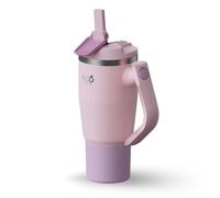 ECOROOTS Rocket - Bouteille Isotherme à Emporter Thermo avec Anse Pivotante I Boissons Chaudes 12h & Froides 24h I Gourde Inox Mug Thermique Sport, Bureau, Yoga, Voyages (ROSE BLUSH, 940 ml)