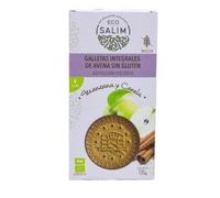 ECOSALIM GALLETAS DE AVENA MANZANA CANELA - biscuits gourmands pour une pause sucrée, idéals avec un café, un thé ou en collation, poids 135 g et est conçu pour offrir un grand confort d’utilisation a