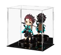 Ecoseao Vitrine en Acrylique avec Miroir, Boîte de Rangement Transparente pour Figurines d'action, Objets de Collection, Stockage à Domicile（20cm x15cm x20cm
