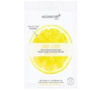 ECOSECRET SÉOUL - Masque Visage Coréen - Extrait Naturel Citron - Usage Unique - 100% Coton - Acide Hyaluronique - Éclat - Glow - Tous Types de Peaux - Tissu