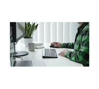 EcoSmart - Clavier - collecte durable d'énergie - antimicrobienne - rétroéclairé - sans fil - Bluetooth 5.0 - QWERTY - Allemand - commutateur :