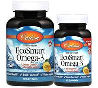EcoSmart Omega-3, 1000mg Citron naturel - 90 + 30 softgels