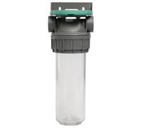 ECOSOFT Porte filtre eau simple 9’’3/4 3P, connexion 1'', support de fixation onçu pour une filtration de l’eau du robinet facile, sûre, fabrication européenne