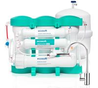 BWT P'URE Ecosoft AquaCalcium | Osmose inverse pour la maison | Filtre 99,8% des polluants de l'eau | Minéralise l'eau potable avec du calcium | Avec réservoir d'eau