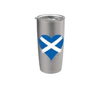 Ecosse Drapeau Fier Écossais Rugby Fan et Fierté Écossaise Gobelet isotherme en acier inoxydable double paroi