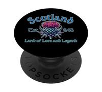 Écosse, terre de traditions et de légendes, Thistle Est. 843 PopSockets PopGrip Adhésif